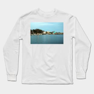 Small Boat Harbor Long Sleeve T-Shirt